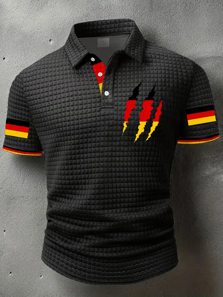 Herren Deutschland bedruckte Freizeit-Tops