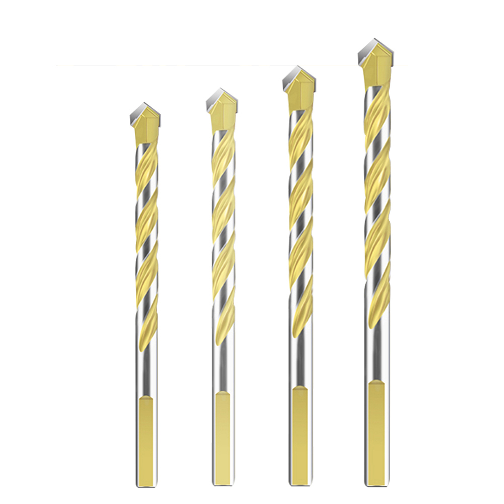 

4pcs Triangle Twist Drill Bit Concrete Marble Drilling Tool (6+8+10+12mm, 501 Original