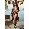 Captain & Lady Morgan - Vintage Metal Signs - 20*30cm/30*40cm