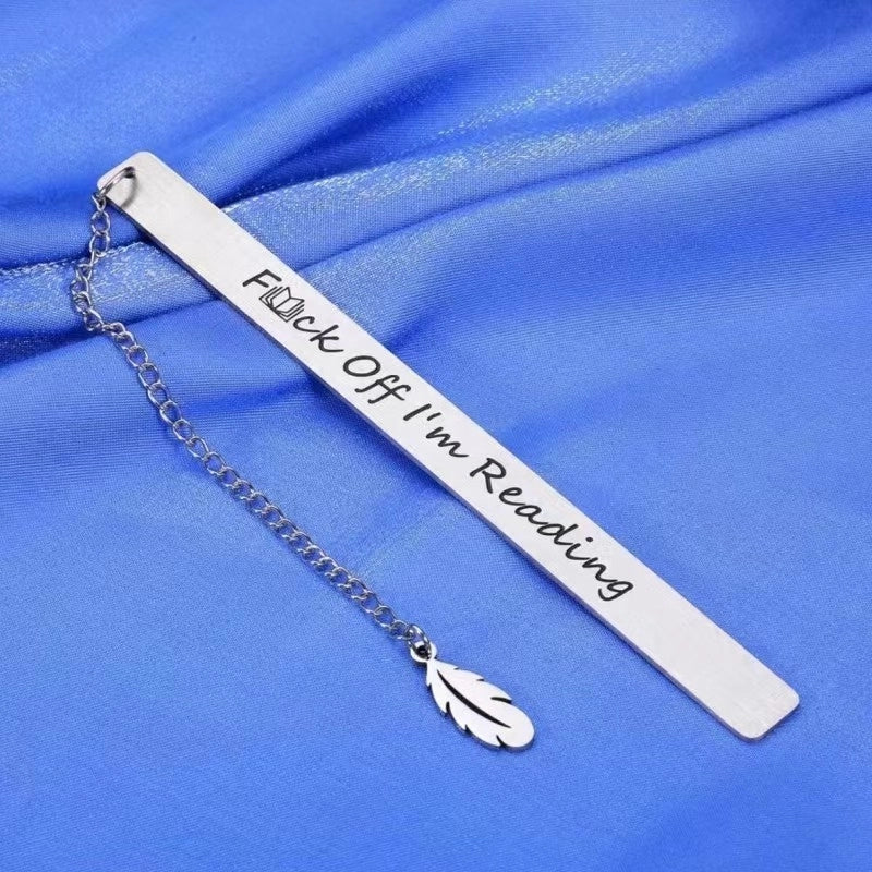5 Pieces Letter School 201 Stainless Steel Minimalist Bookmark