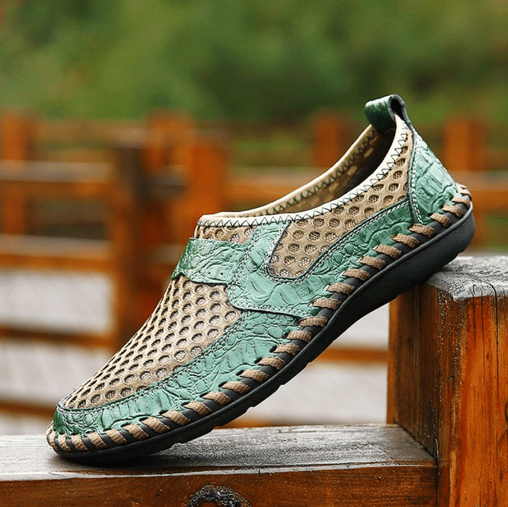 Men Loafers Breathable Mesh Outdoor Slip On Casual Summer Shoes  Stunahome.com