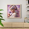 Diamond Painting-DIY Full Round Drill Girl