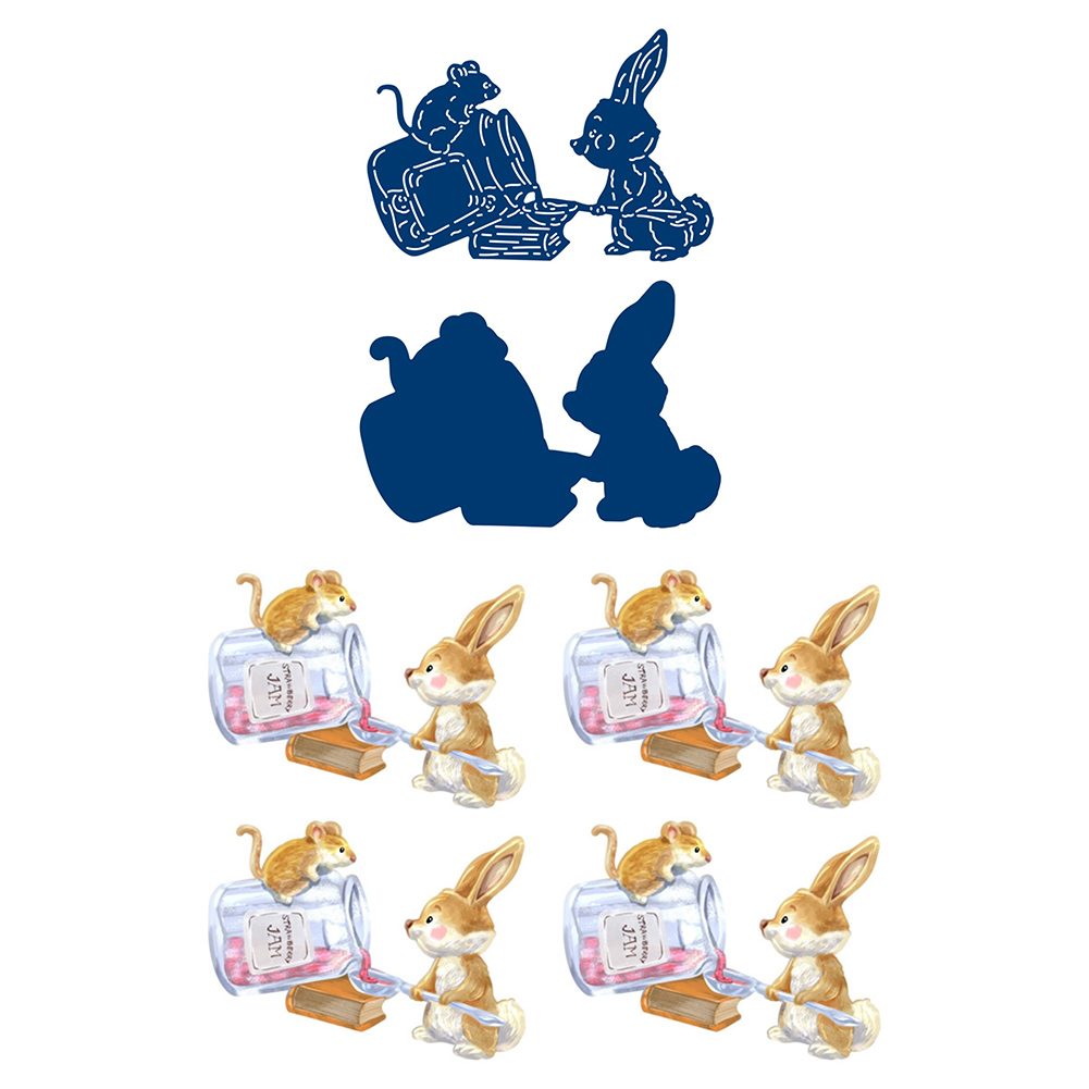 

Rabbit Mouse - Paper Craft Cutting Dies, 501 Original