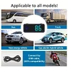 Car Head-up Display with Compass Colorful LED Display Windshield Speed Projector