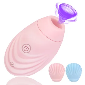 Mini Shell USB Charging Clitoris Sucker - Compact Vibrator for Women