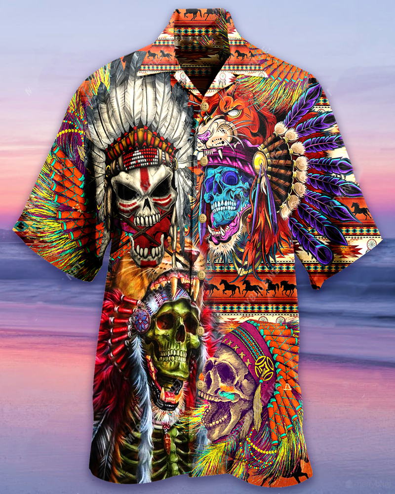 Amazing Dark Skull Unisex Hawaii Shirt