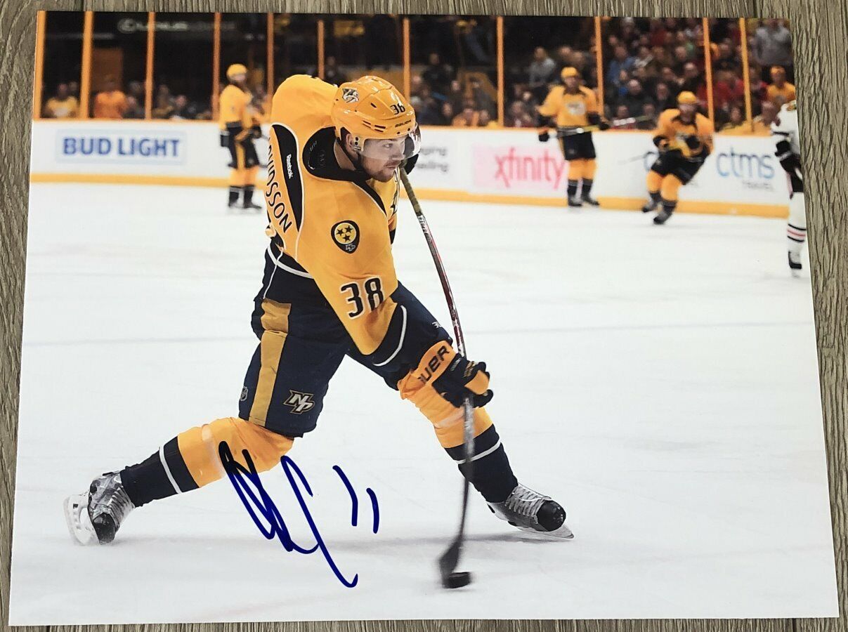 VIKTOR ARVIDSSON SIGNED AUTOGRAPH NASHVILLE PREDATORS 8x10 Photo Poster painting C w/PROOF