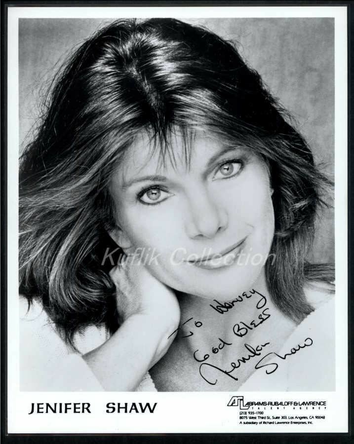 Jenifer Shaw - Signed Autograph Headshot Photo Poster painting - Actress