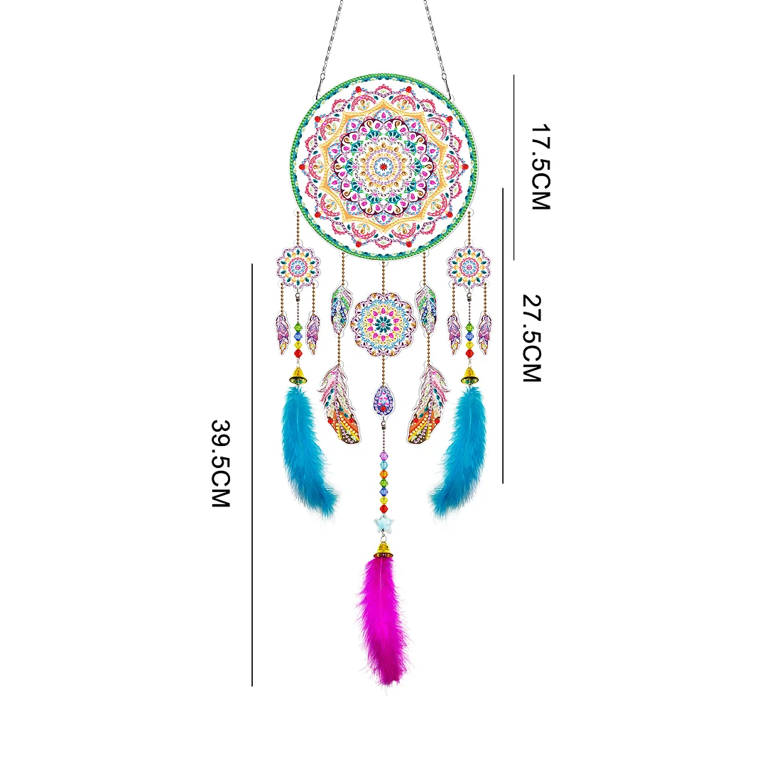 DIY Diamond Painting Dream Catcher Wind Chime