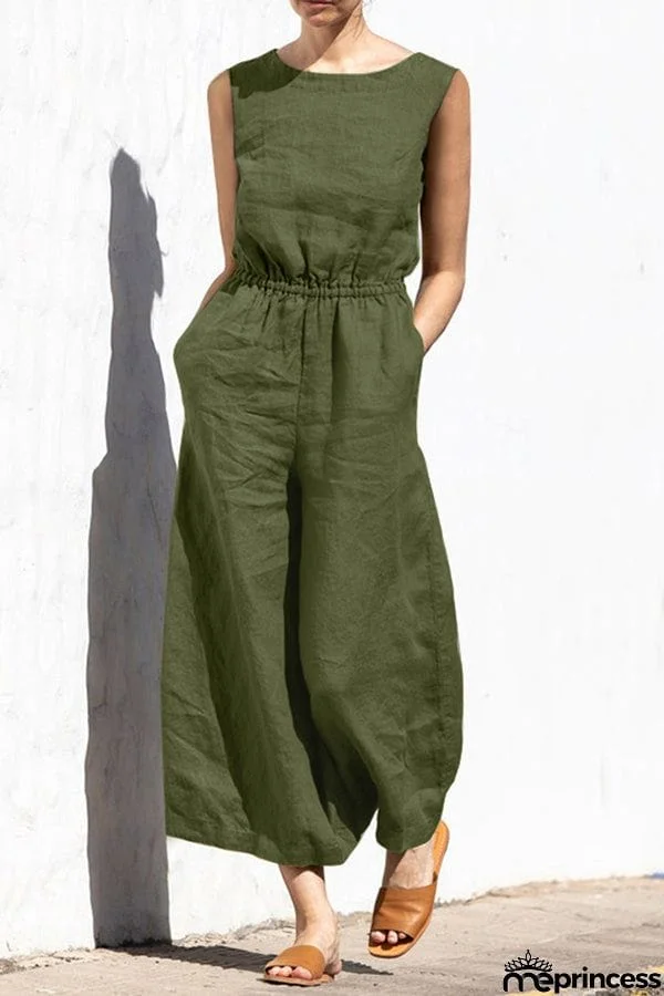 Life is a Breeze Sleeveless Jumpsuit