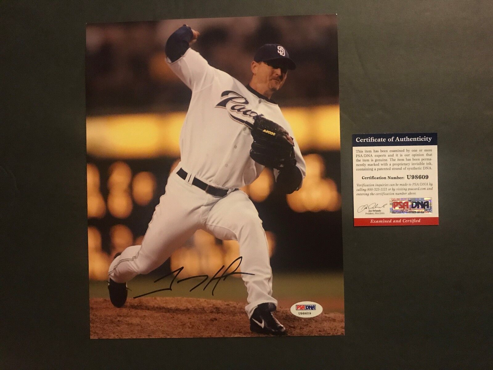 Trevor Hoffman Hot! signed autographed Padres 8x10 Photo Poster painting PSA/DNA cert