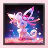 Pok&eacute;mon Eevee-11CT Stamped Cross Stitch 40*40cm/15.75*15.75in