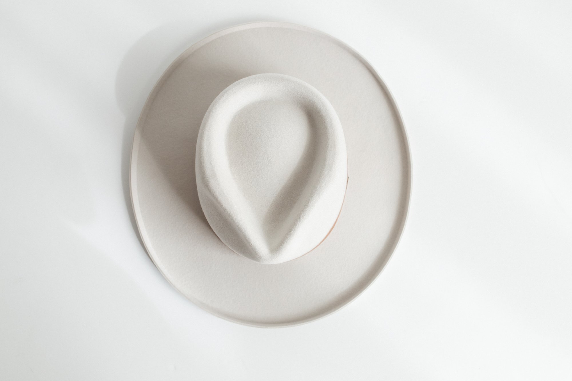 Miller Ranch Fedora -ECHO PARK FEDORA HAT C IVORY