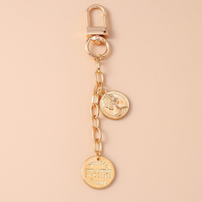 Casual Minimalist Commute Letter Alloy Keychain