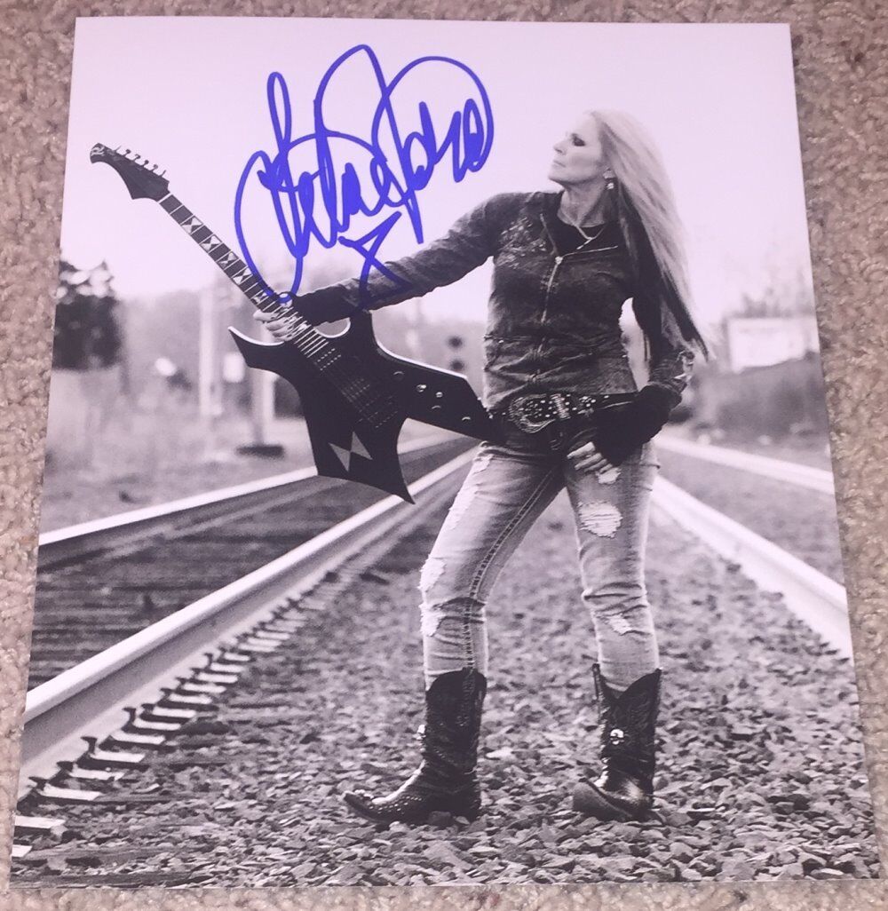 LITA FORD SIGNED AUTOGRAPH THE RUNAWAYS 8x10 Photo Poster painting D w/PROOF