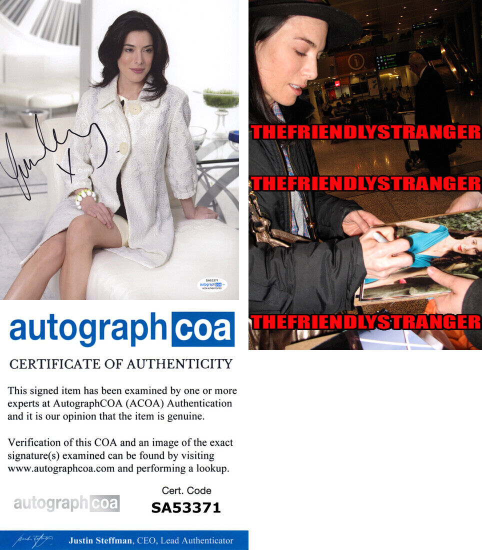 JAIME MURRAY signed Autographed 8X10 Photo Poster painting gg PROOF - Sexy DEXTER Hot ACOA COA