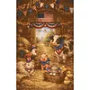 Diamond Painting -DIY Round Drill Independence Day Farm(60*40CM)