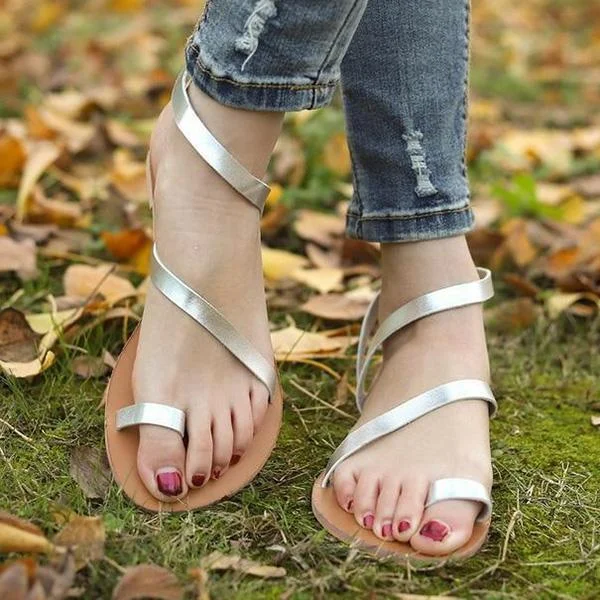 Women Flat Simple And Comfortable Summer Sandals