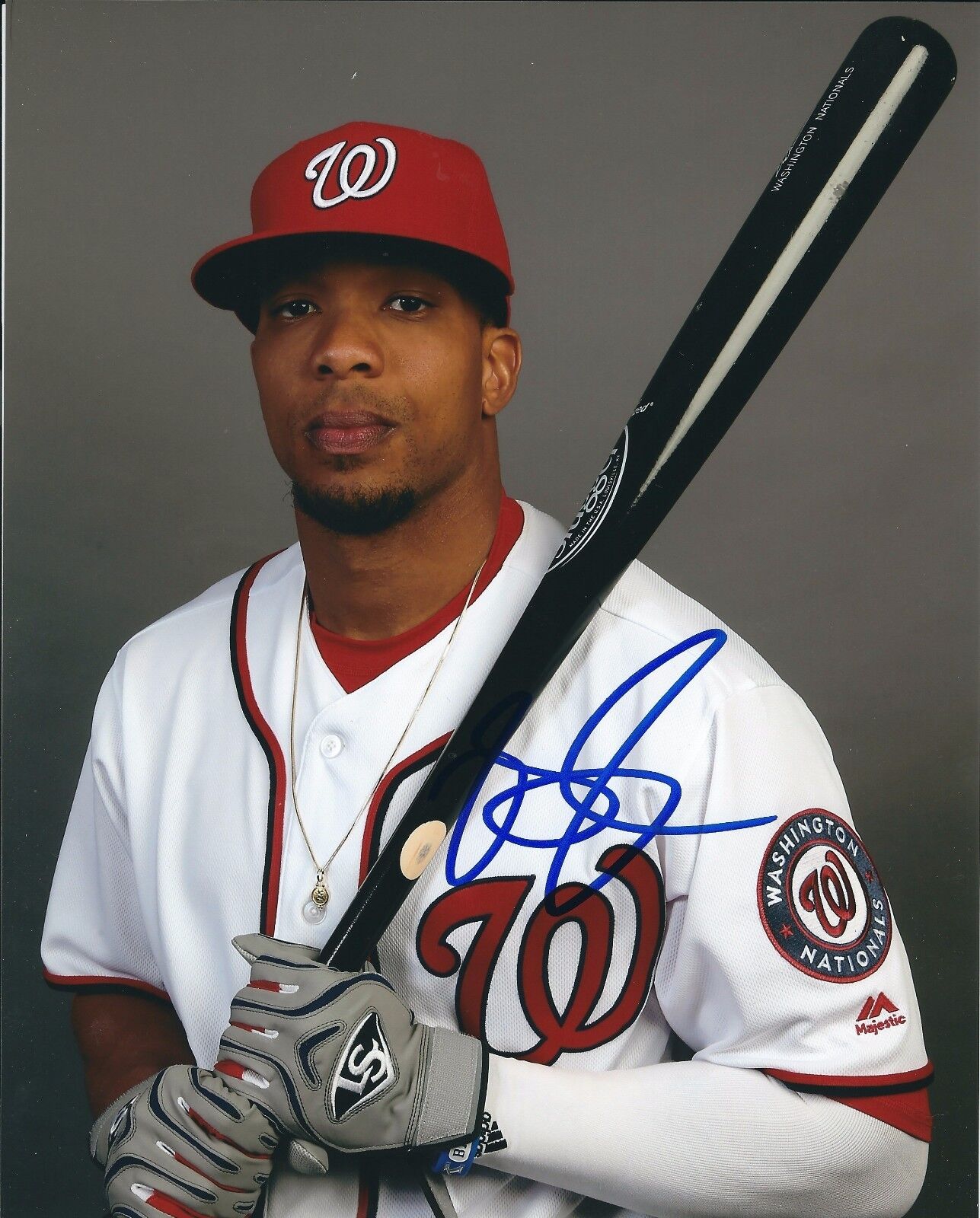 Signed 8x10 BEN REVERE Washington Nationals Autographed Photo Poster painting - COA