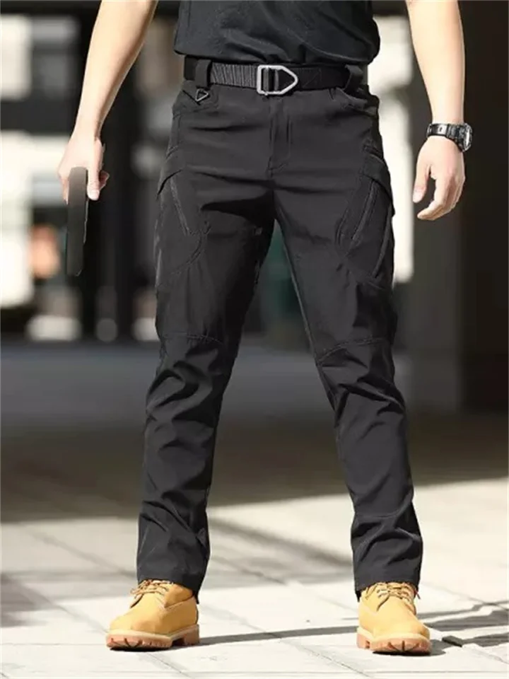 Men's Quick Dry Elastic Fabric Tear Resistant Tactical Multi Pocket Overalls-JRSEE
