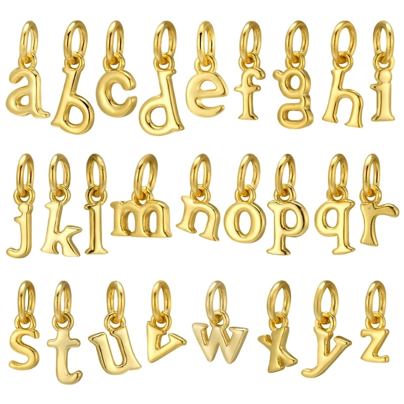 S925 Sterling Silver New 26 Letter Pendant Couple Bracelet Necklace Name English Pendant DIY Ornament Accessories