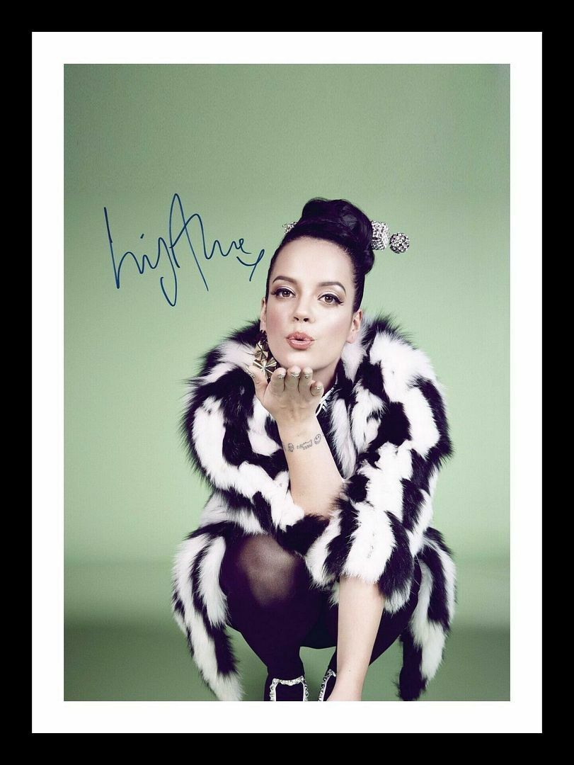 Lily Allen Autograph Signed & Framed Photo Poster painting 9