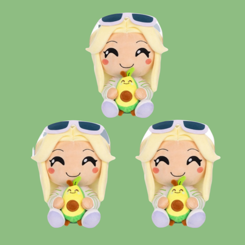 Avocado Playz plush Toys 3pcs