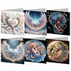 uk.everydayedeals 6Pcs DIY Diamond Painting Greeting Card - Winged Characters