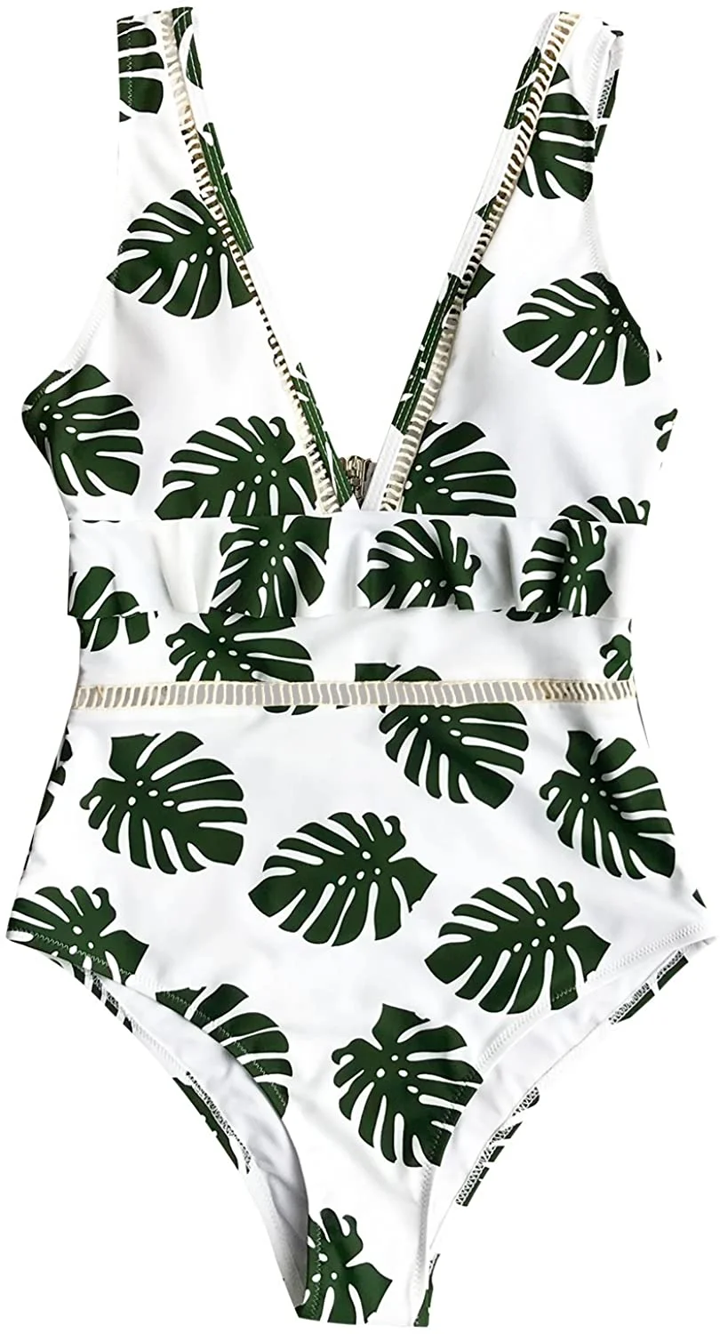 Women's in The Forest One-Piece Swimsuit Beach Swimwear Bathing Suit
