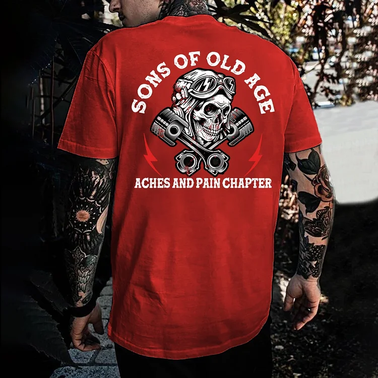 Sons Of Old Age Aches And Pain Chapter Monkey T-shirt
