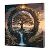 Framed Tree Of Life-Paint by Numbers Acrylic Painting 35*35CM