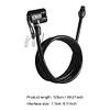 125cm 10PCS Air Pump Extension Hose Bike Pump Hose For US/UK/French Valves