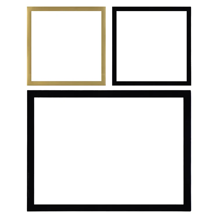 3 Pack Magnetic Diamond Painting Frames for 30x30cm/30x40cm Diamond Art Canvas