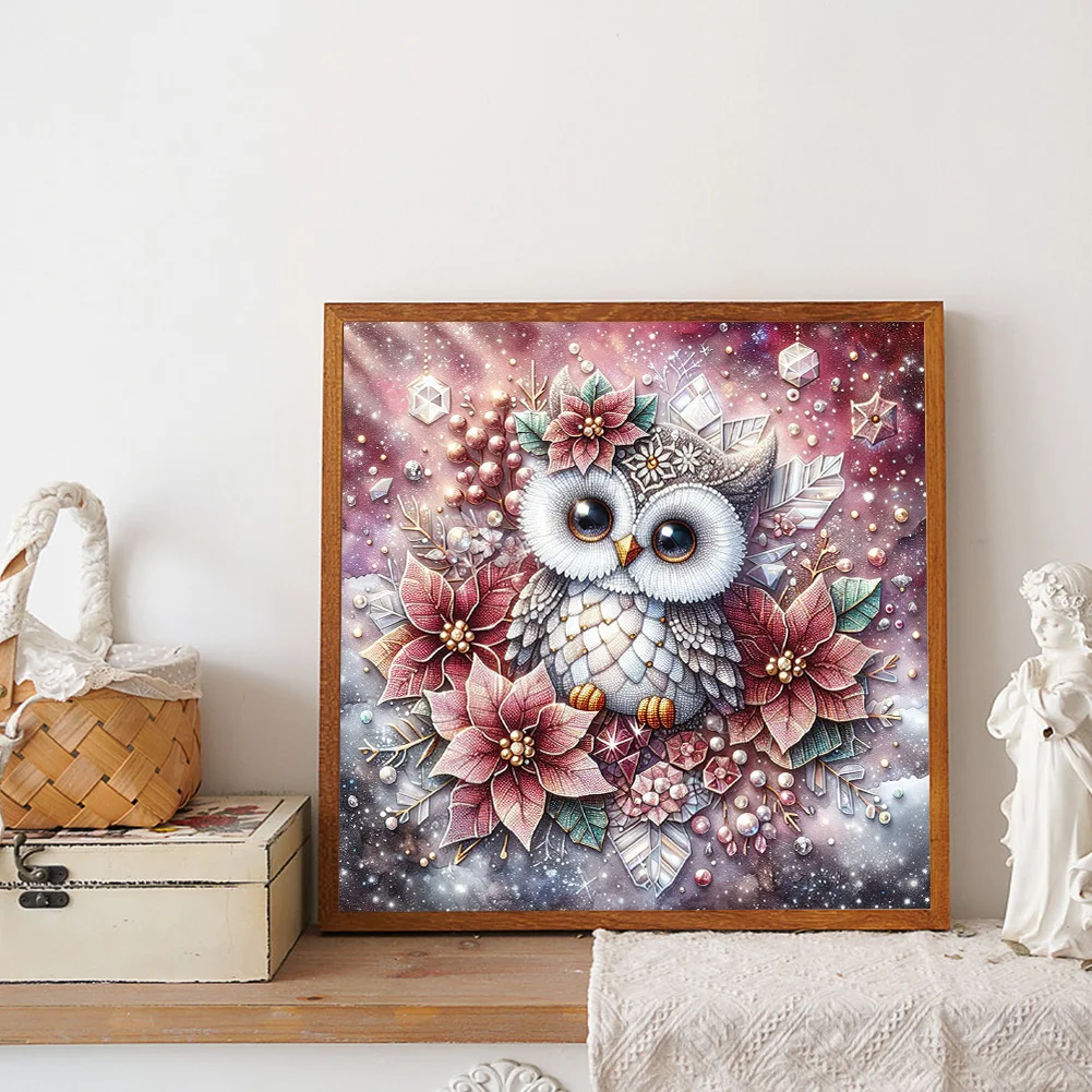 Diamond Painting - Full Round Drill - Owl(Canvas|40*40cm)