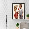 Diamond Painting -DIY Full Square Drill Valentines Day Couple(35x45cm)