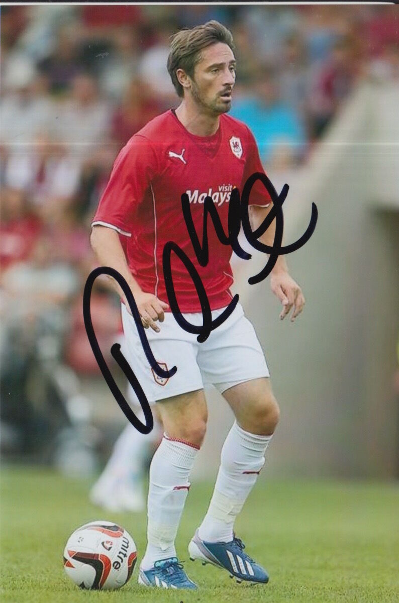 CARDIFF CITY HAND SIGNED TOMMY SMITH 6X4 Photo Poster painting 1.