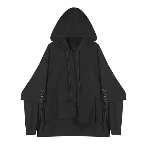 Dawfashion-Diablo Fake Two-piece Heavy Industry Sweater-Yamamoto Diablo Clothing