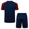 Arsenal 25/26 Royal blue (maroon on the shoulders) Short-Sleeve Training Kit