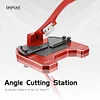 DSPIAE Fixed Angle Cutting Table With Angle Cutting Device With Angle Guide, AT-CJ Gundam GK Glue Board Glue Stick Cutting DIY Modification Workbench, Symmetrical Design, Precise Cutting