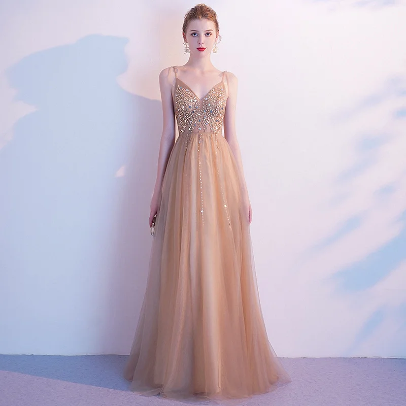 Women Dresses for Party and Wedding Robe Elegant Gowns Prom Dress Evening Gown Formal Long Luxury Suitable Request Occasion 2023