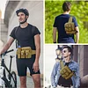Taktisch Hüfttasche mit Flaschenhalter Militärisch Bauchtasche Wasserdicht Gürteltasche MOLLE Wasserflasche Halter Multifunktional für Damen Herren Wandern Laufen Camping Trekking, Schwarz