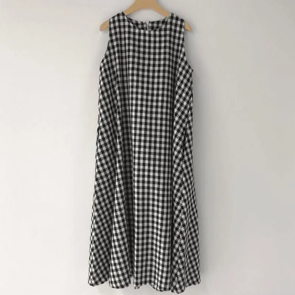 Uveng Uveng Korean Single Design Lattice Strap Dress Girl Small Sling Dress Loose