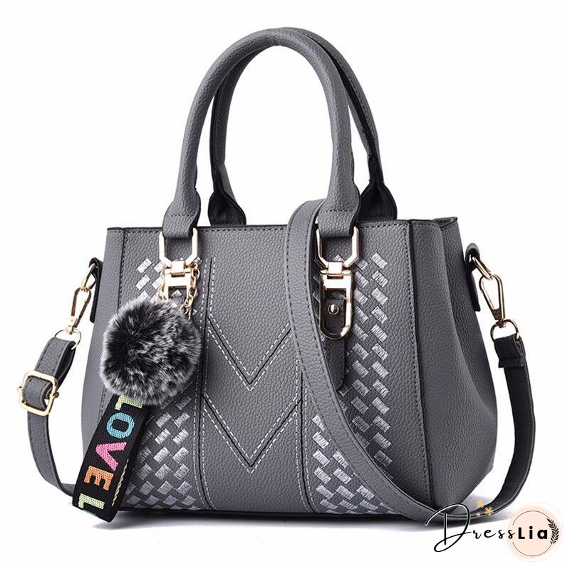 Embroidery Messenger Bags Women Leather Handbags