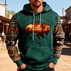 💥 2025 Hot Sale!Men's Ethnic Graphic Hoodie, Tribal Print, Casual 3D Sweatshirt, Vacation Wear, Street Style Sweatshirt
