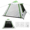 [US Local Warehouse] 4.0 Automatic Inflatable Camping Tent 300D Oxford Fabric Blow up Instant Setup Inflatable Tent UV Protection Waterproof Inflatable Cabin for Backyard & Picnic Use