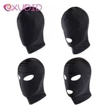 pornhint Pornhint EXVOID Adult Games Sex Toys for Couples SM Bondage Soft Sexy Head Mask Sex Headgear Erotic Toys Black Slave Restraint Hood Mask