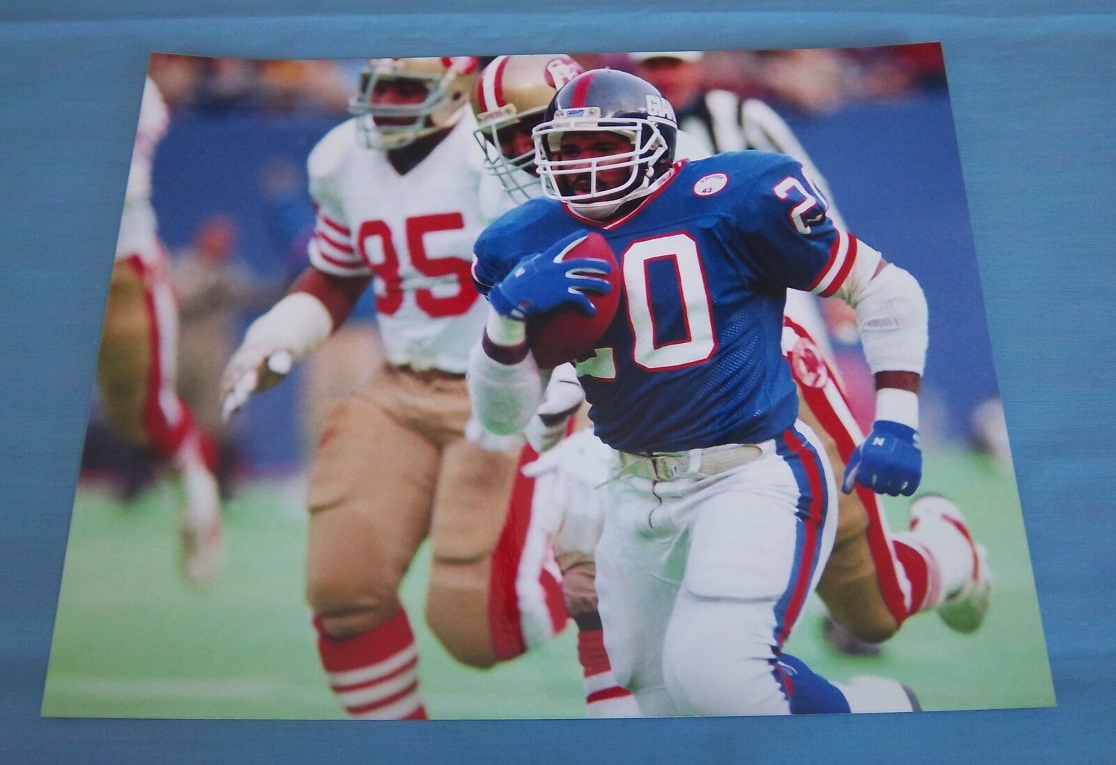 New York Giants Joe Morris Unsigned 8 x 10 Photo Poster painting Super Bowl Champs B