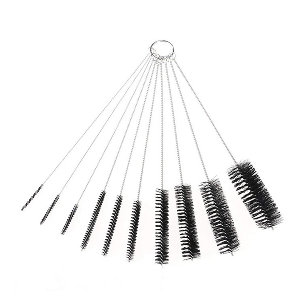 

10pcs Coffee Machine Cleaning Brushes Stainless Steel Nylon Tube Brush Set, 501 Original