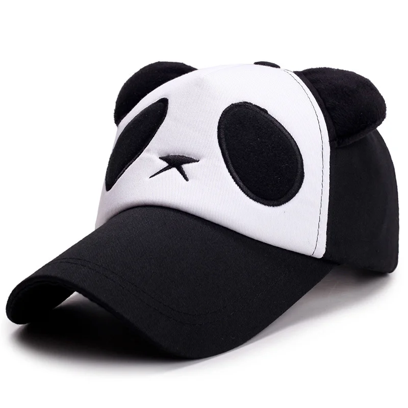panda hat cartoon cotton baseball cap