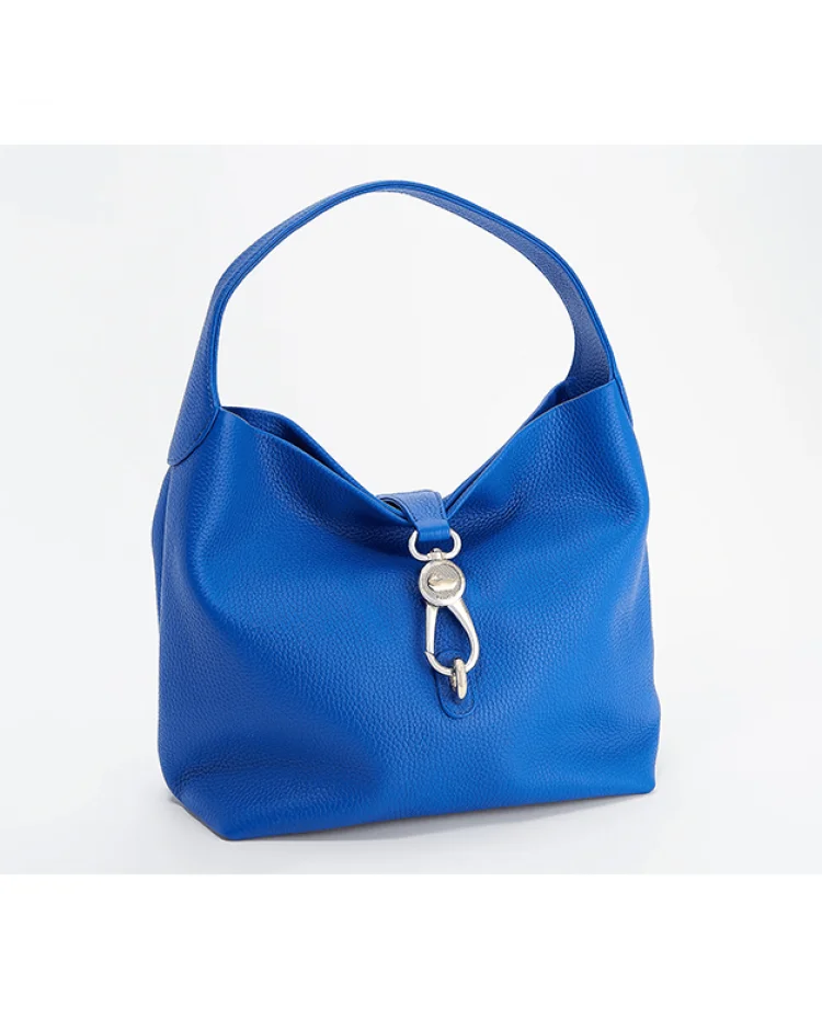 Pebble Leather Logo Lock Hobo(Buy 2 Free Shipping)
